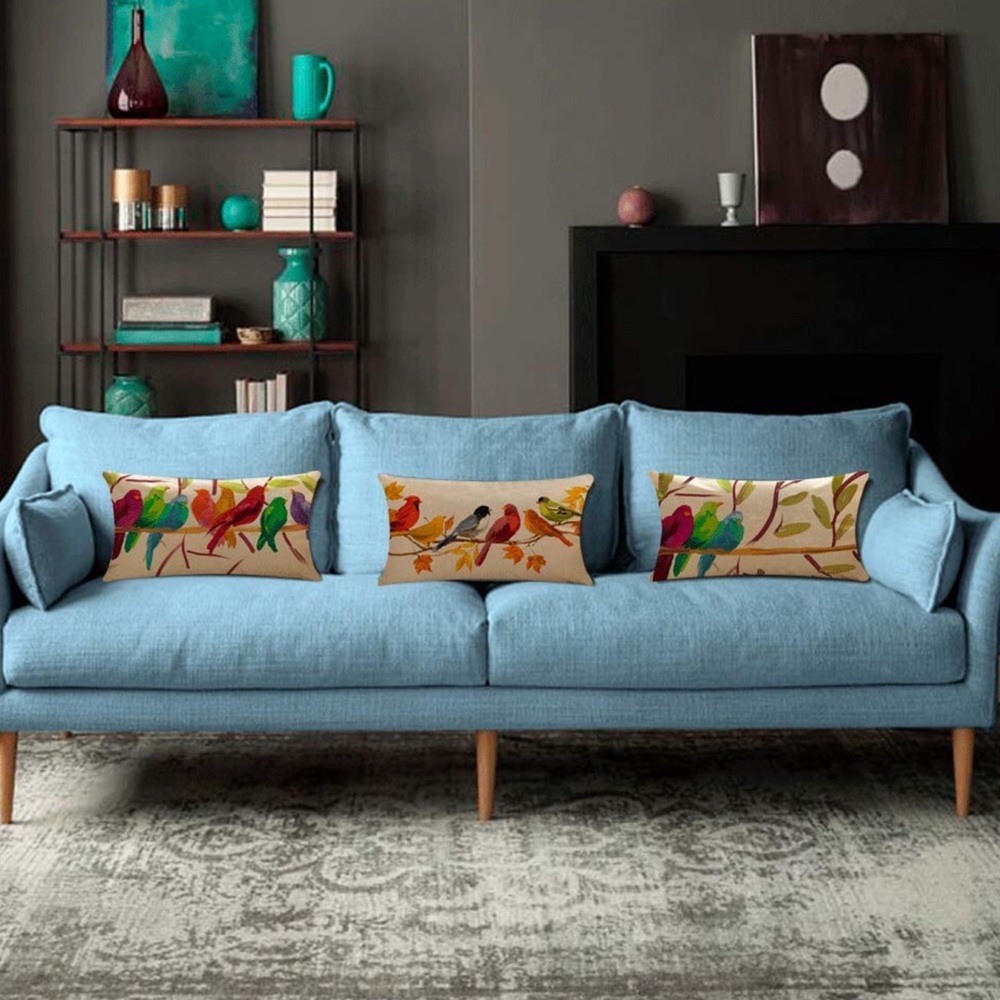 (2) Birds On A Branch Print 
Throw Pillow Covers - Picture 7 of 8